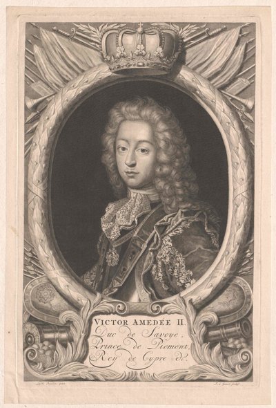 Rei da Sardenha Viktor Amadeus I de Artist Unknown
