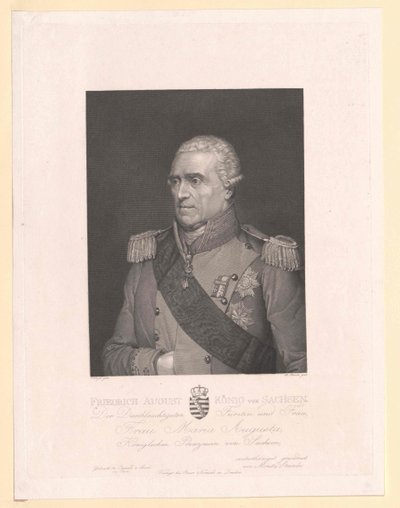 Rei da Saxónia Frederico Augusto I de Artist Unknown