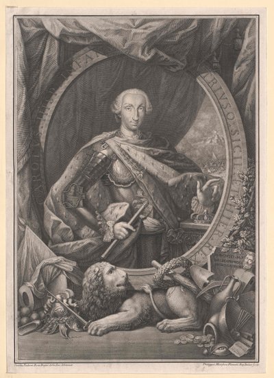 Rei de Espanha Carlos III de Artist Unknown