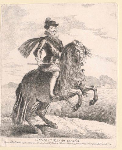 Rei de Espanha Filipe III de Artist Unknown