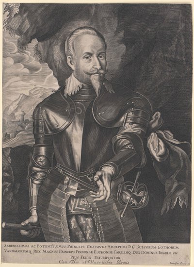 Rei da Suécia Gustavus Adolphus da Suécia de Artist Unknown