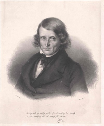 Leopold Zunz (impressão) de Artist Unknown