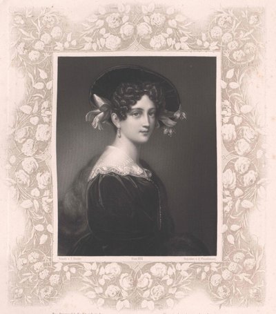 Maximiliane Borzaga (impressão) de Artist Unknown