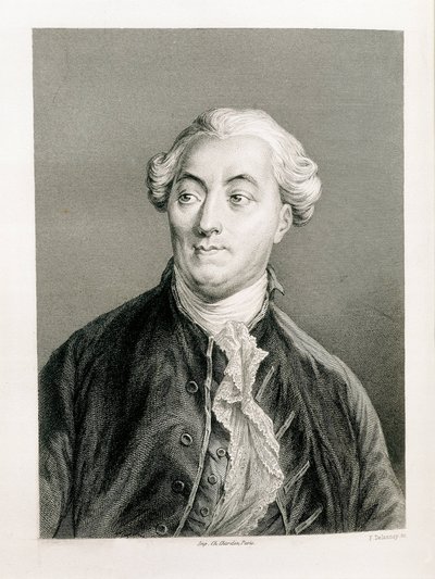 NECKER, Jacques (1732-1804). Financeiro e estadista suíço ao serviço da França. Gravura (1883). Litografia. ESPANHA. CATALÓNIA. Barcelona. Biblioteca de Catalunya (Biblioteca Nacional da Catalunha) de Artist Unknown