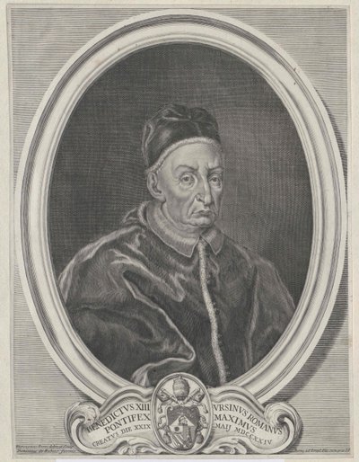 Papa Clemente XII (impressão) de Artist Unknown