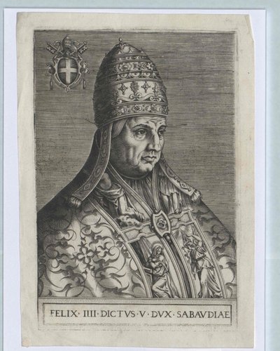 Papa Félix IV (impressão) de Artist Unknown