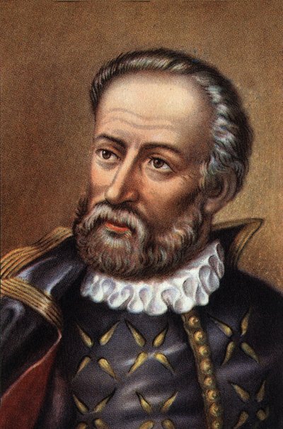 Retrato de Fernão de Magalhães Navegador português (cromo) de Artist Unknown
