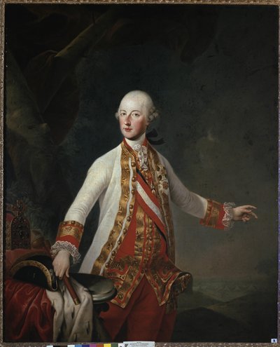 Retrato de José II de Habsburgo (óleo sobre tela) de Artist Unknown