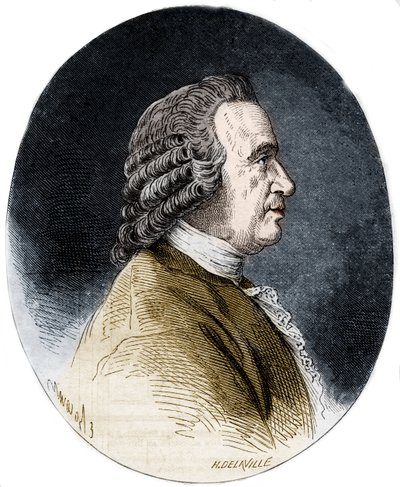 Retrato de Louis Jean Marie Daubenton, dit Daubenton, naturalista francês. de Artist Unknown