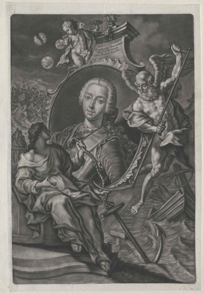 Príncipe de Inglaterra Karl Eduard (impressão) de Artist Unknown