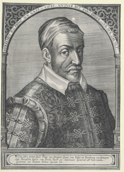 Príncipe de Orange William I (impressão) de Artist Unknown