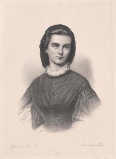 Princesa na Baviera-Gelnhausen Marie (impressão) de Artist Unknown