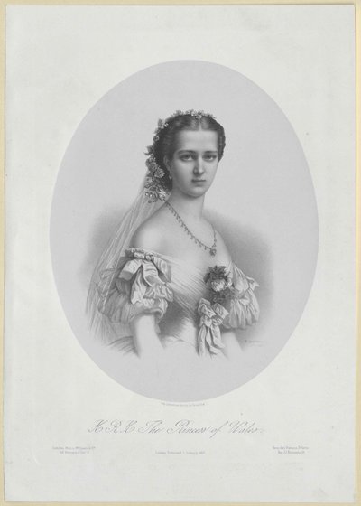 Princesa da Dinamarca Alexandra de Artist Unknown