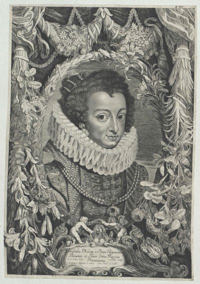 Princesa de França Elisabeth (impressão) de Artist Unknown