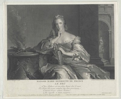 Princesa de França Marie Henriette de Artist Unknown