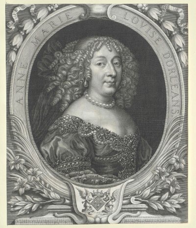 Princesa de Orl0061006es Anne Mary Louise (impressão) de Artist Unknown