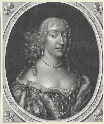 Princesa de Orl0061006es Anne Mary Louise (impressão) de Artist Unknown