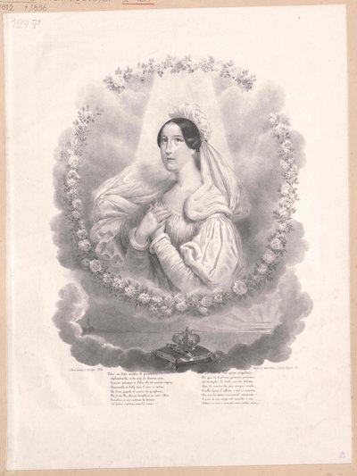 Princesa de Saboia Christine (impressão) de Artist Unknown