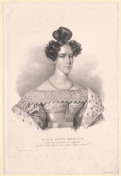 Princesa da Saboia-Sardenha Maria Anna de Artist Unknown