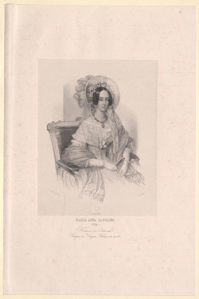 Princesa da Saboia-Sardenha Maria Anna de Artist Unknown