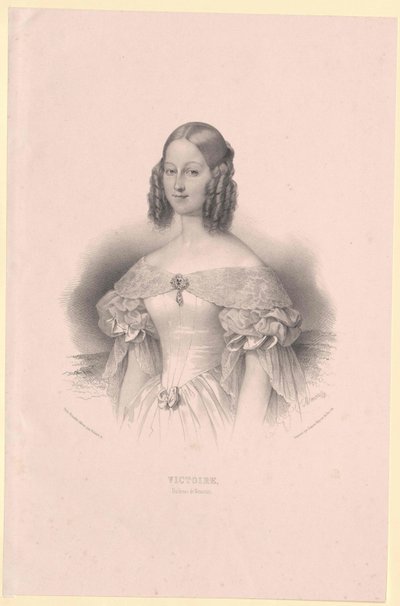 Princesa de Saxe-Coburgo-Gotha Victoria de Artist Unknown