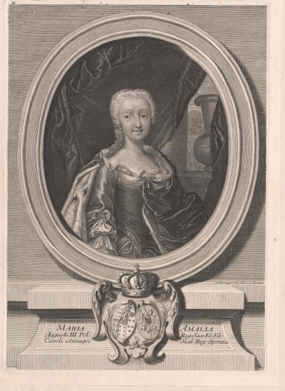 Princesa da Saxónia Marie Amalie de Artist Unknown