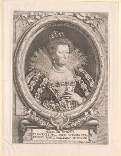 Princesa da Toscana Maria de "Medici de Artist Unknown