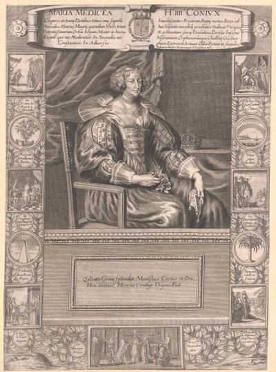 Princesa da Toscana Maria de "Medici de Artist Unknown