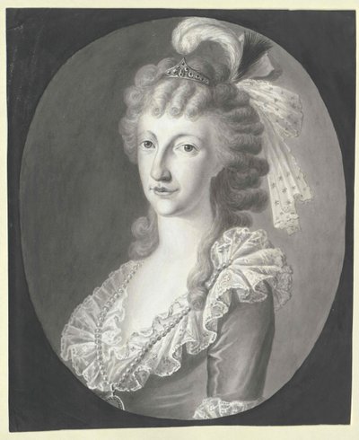 Princesa das Duas Sicílias Maria Teresa (gravura) de Artist Unknown