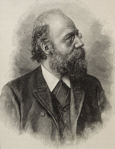 RICKERT, Heinrich (1863-1936). Filósofo alemão, um dos principais neo-kantianos. Gravura de Artist Unknown
