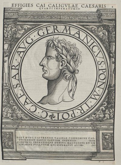 Imperador romano Calígula de Artist Unknown