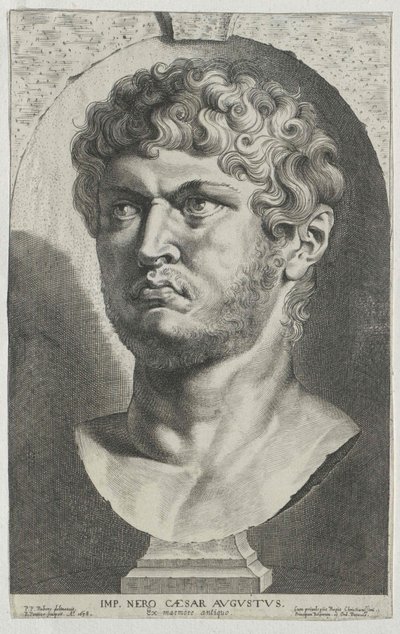 Imperador romano Nero (impressão) de Artist Unknown