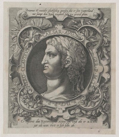 Imperador romano Nero (impressão) de Artist Unknown
