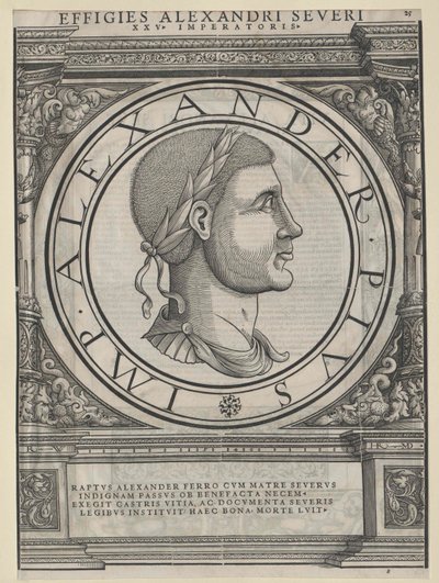 Imperador romano Severo Alexandre de Artist Unknown