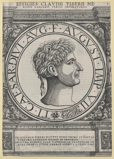 Imperador romano Tibério de Artist Unknown