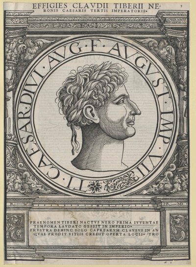 Imperador romano Tibério de Artist Unknown