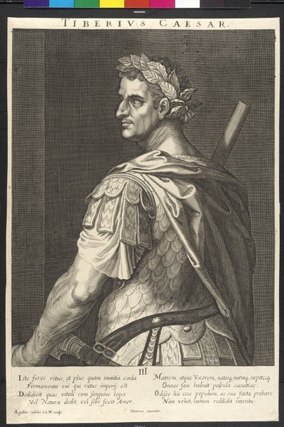 Imperador romano Tibério de Artist Unknown