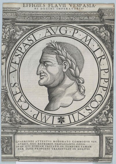 Imperador romano Vespasiano de Artist Unknown