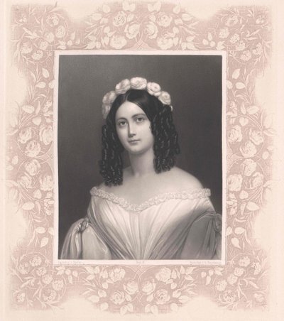 Rosalie Julie von Wuellerstorf e Urbair (gravura) de Artist Unknown