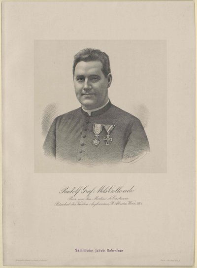 Rudolf count Mels-Colloredo (impressão) de Artist Unknown