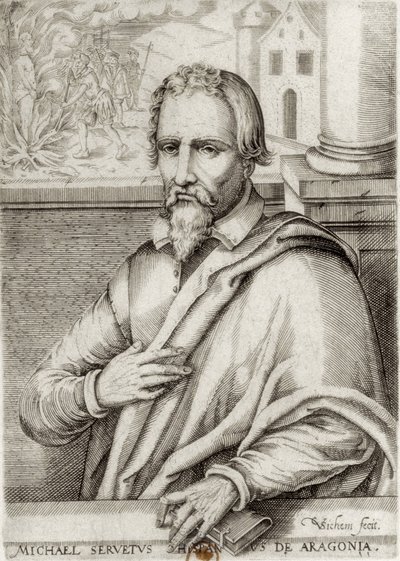 SERVET, Miguel (1511-1553). Médico e teólogo espanhol. Xilogravura. FRANÇA. ILE-DE-FRANCE. Paris. Biblioteca Nacional de Artist Unknown