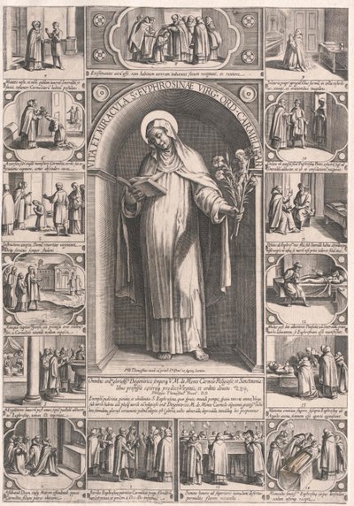 Santo: Eufrásia de Alexandria de Artist Unknown