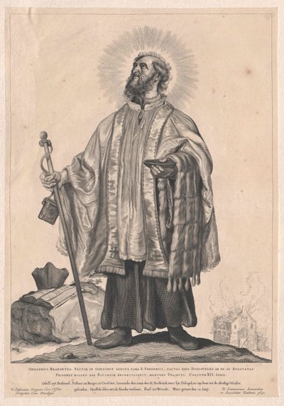Santo: Odulf de Utrecht de Artist Unknown