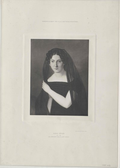 Sophie Mueller (impressão) de Artist Unknown