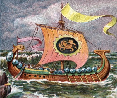 NAVIO VIKING - Drakkar de Artist Unknown