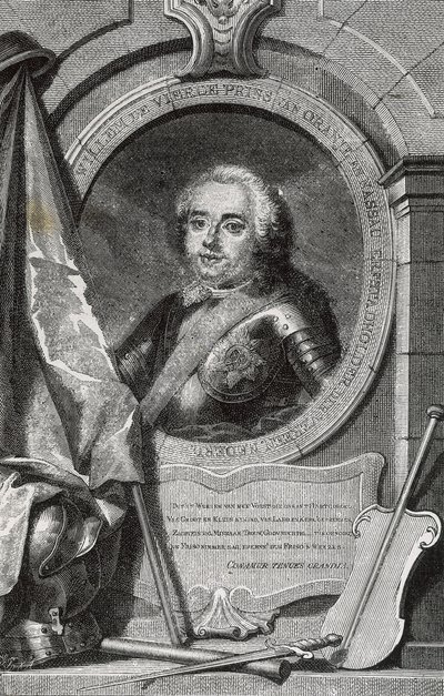 WILLIAM IV (1711-1751). Primeiro stadtholder hereditário dos Países Baixos. Gravura. de Artist Unknown