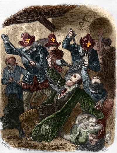 Guerras de religião. Massacre de São Bartolomeu, 24 de agosto de Artist Unknown