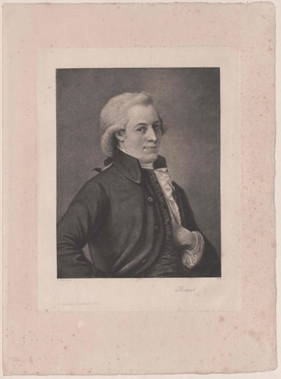 Wolfgang Amadeus Mozart de Artist Unknown