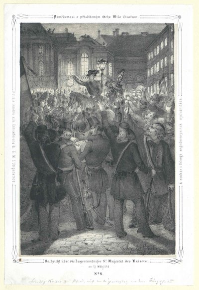 Palavra sobre a concessão de Sir majestade do imperador em 15 de maio de 1848 de Artist Unknown