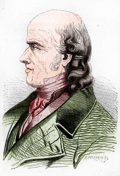 Retrato de Samuel Hahnemann, pai da homeopatia. de Artist Unknown